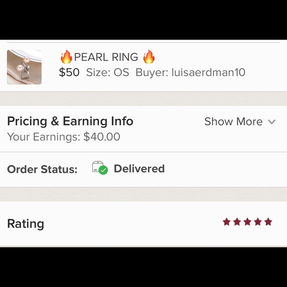 🌺PEARL EARRINGS 🌺 - Picture 5 of 7